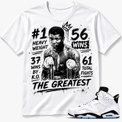 #1 HEAVY WEIGHT Shirt To Match AJ 6 Retro ‘Reverse Oreo’, AJ 6 Matching Shirt
