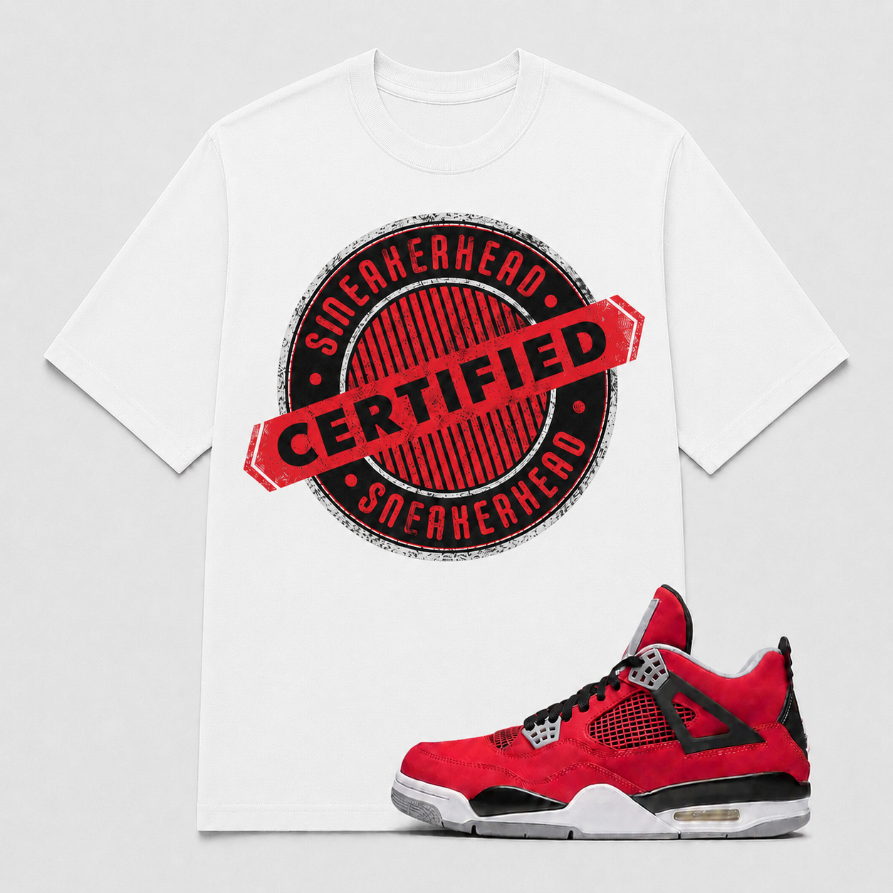"CERTIFIED" Shirt To Match AJ 4 Retro ‘Toro Bravo’, AJ 4 Matching Shirt