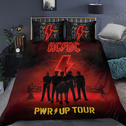 AC Power Up Tour All Over Printed Bedding Set Q310502