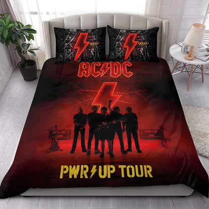 AC Power Up Tour All Over Printed Bedding Set Q310502
