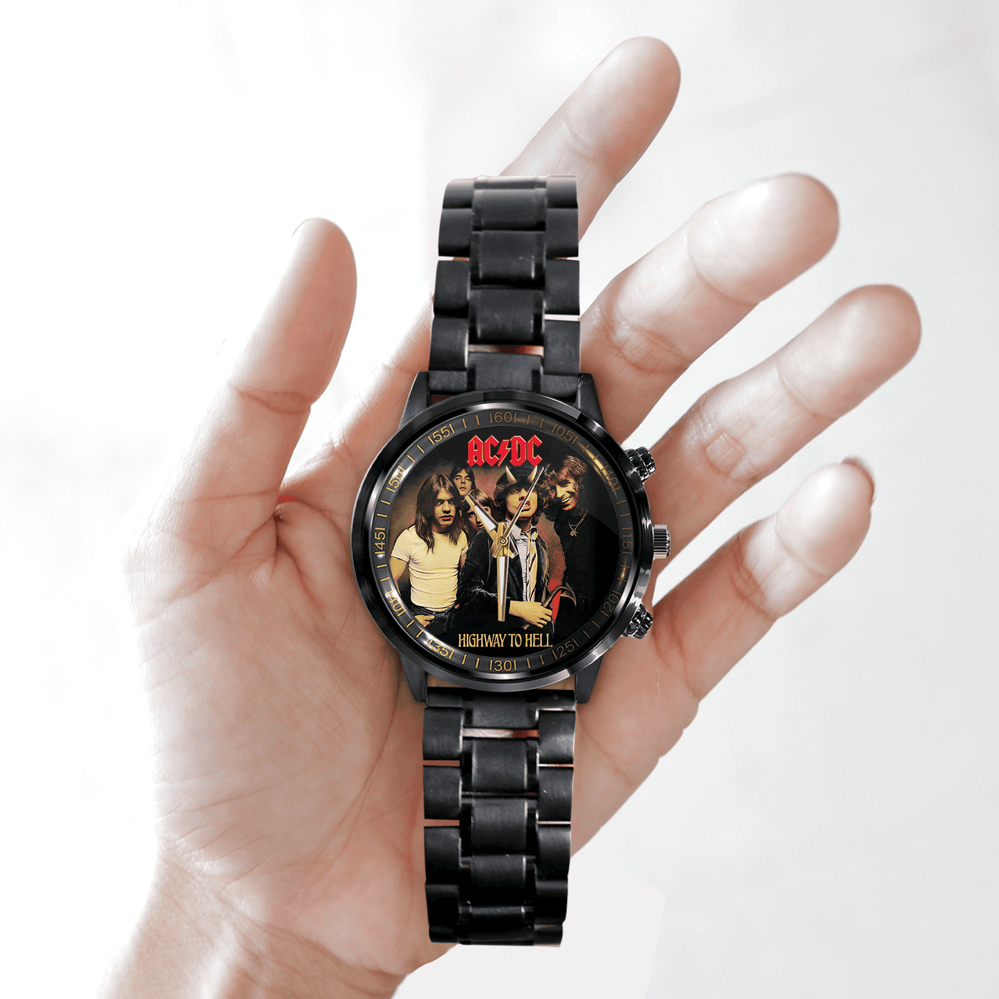 AC Highway To Hell Luxury Stainless Steel Watch Q240307