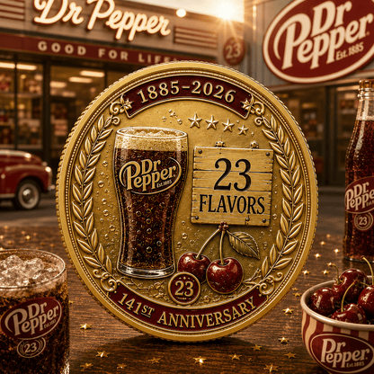 Dr Pepper 141ST Anniversary Commemorative Coin V3