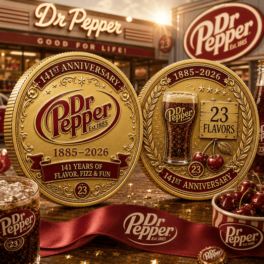 Dr Pepper 141ST Anniversary Commemorative Coin V3