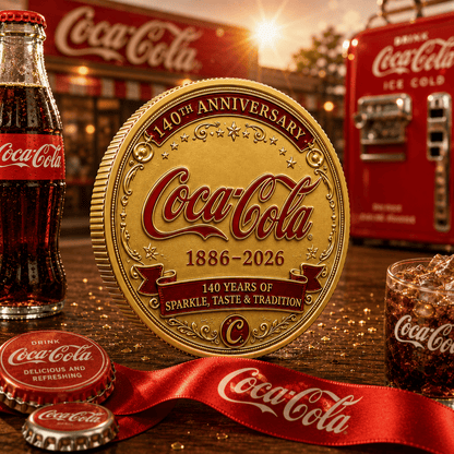 Cola 140th Anniversary Commemorative Coin V7