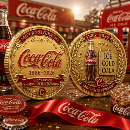 Cola 140th Anniversary Commemorative Coin V7
