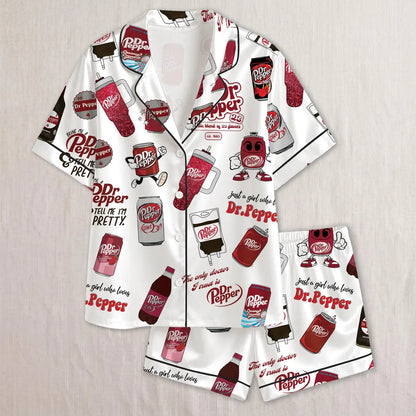 Dr Pepper Drinks Pajamas Set