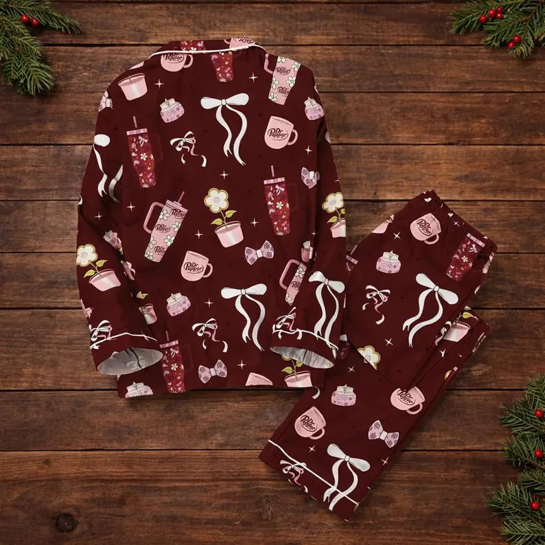 Dr Pepper EST. 1885 Pajamas Set