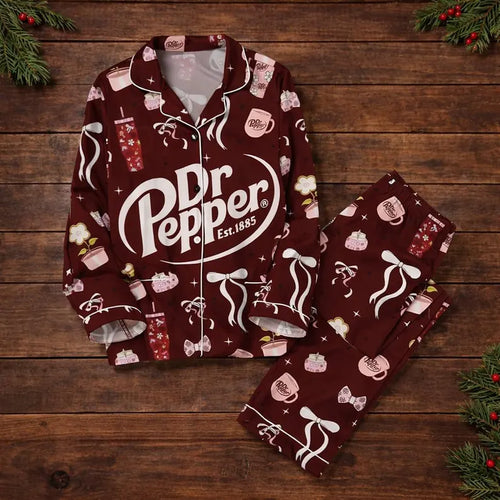 Dr Pepper EST. 1885 Pajamas Set