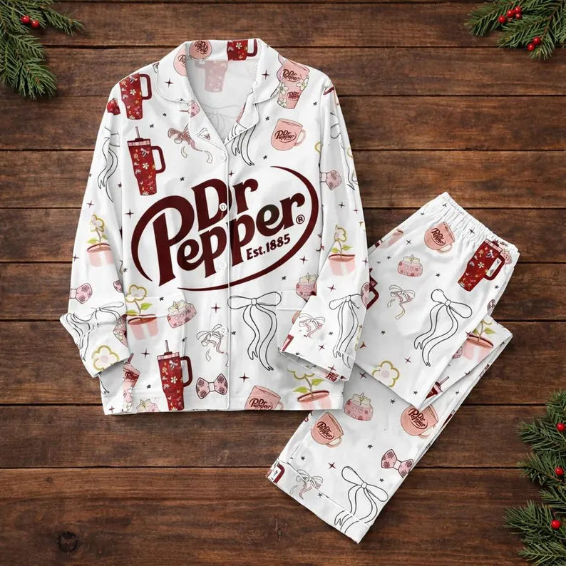 Dr Pepper EST. 1885 Pajamas Set