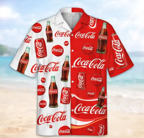 Cola Taste The Feeling Hawaii Shirt Beach Short