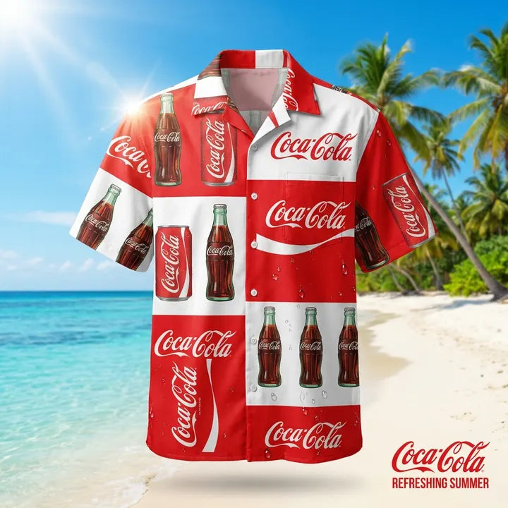 Cola Taste The Feeling Hawaii Shirt Beach Short V3
