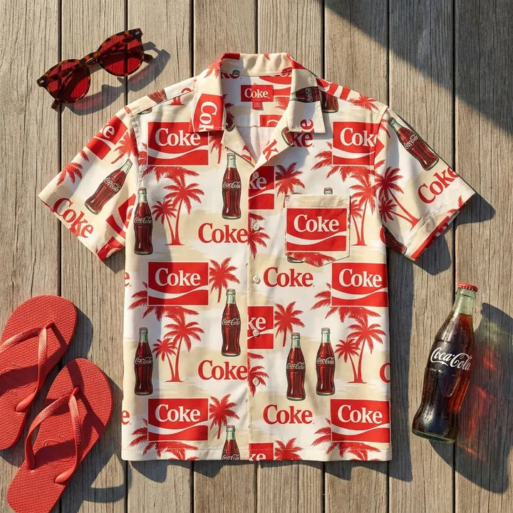 Cola Taste The Feeling Hawaii Shirt Beach Short V4