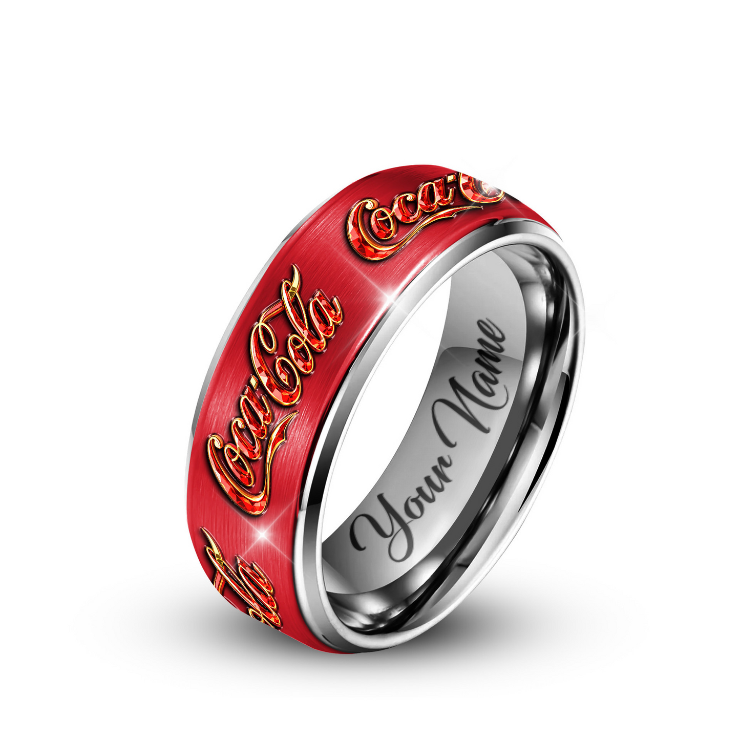 Personalized Cola Custom Alloy Ring