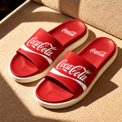 Cola The Real Thing Custom Leather Sandals V4
