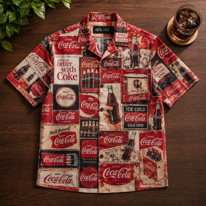 Cola Drinks Hawaii Shirt Beach Short V8