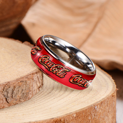 Personalized Cola Custom Alloy Ring