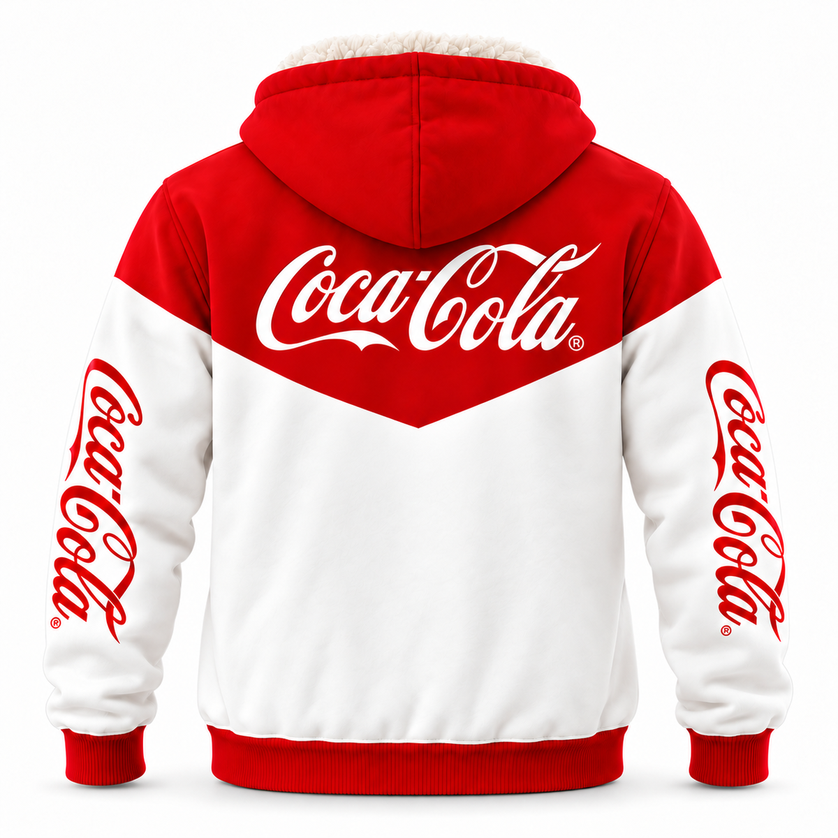 Cola Classic Fleece Jacket , Personalized Cola Fleece Inside Jacket V2