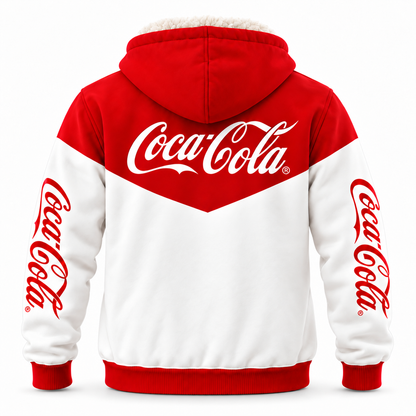 Cola Classic Fleece Jacket , Personalized Cola Fleece Inside Jacket V2