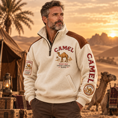 Camel Since 1913 Fleece Quarter-Zip Pullover