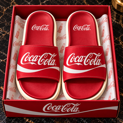 Cola The Real Thing Custom Leather Sandals V4