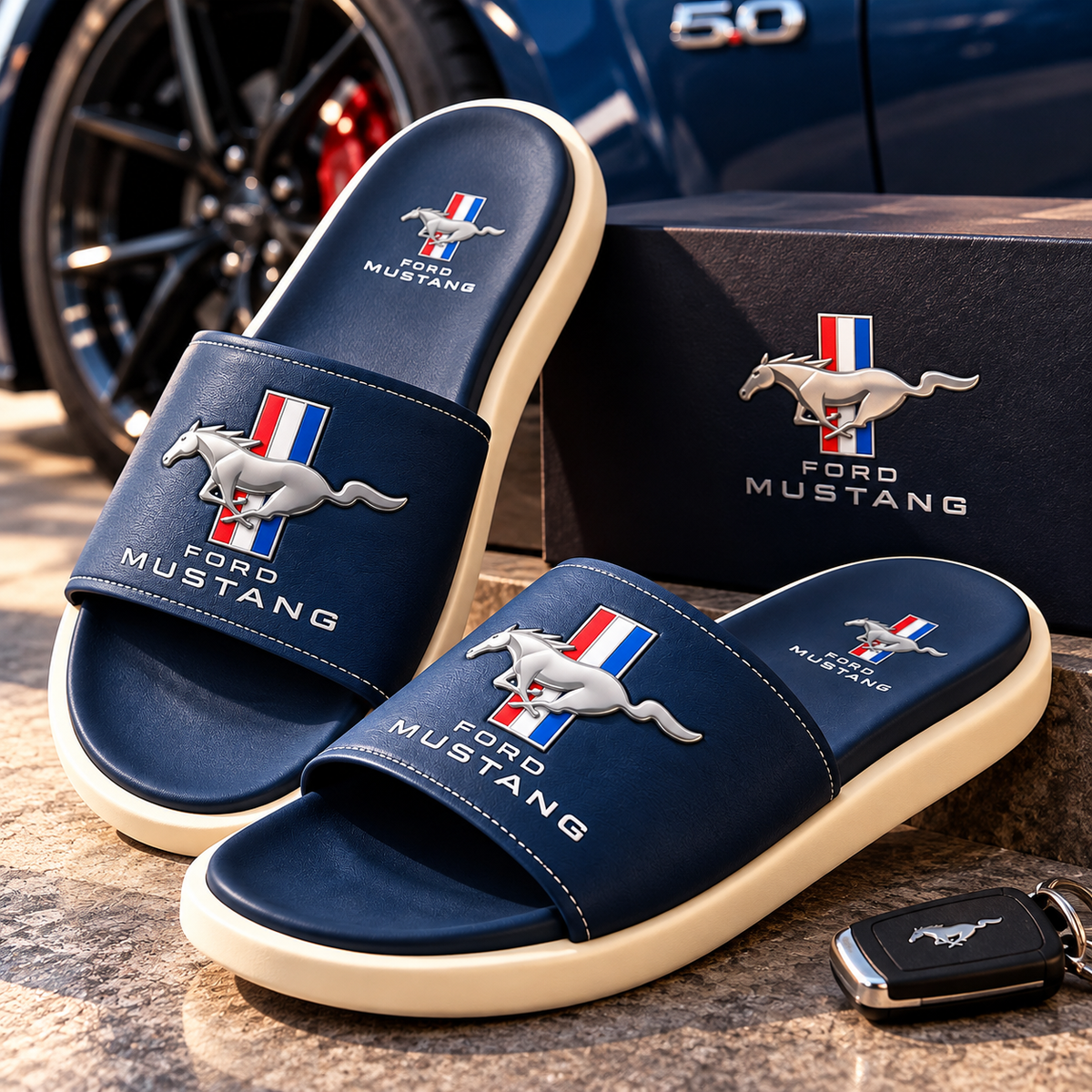 FRD Mustng Custom Leather Sandals