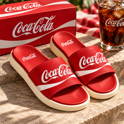 Cola The Real Thing Custom Leather Sandals V4