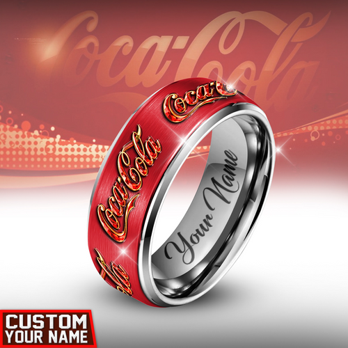 Personalized Cola Custom Alloy Ring