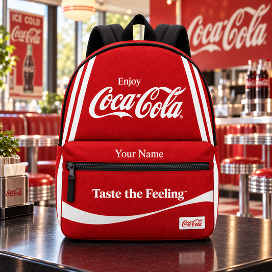 Cola Taste The Feeling Backpack, Personalized Cola Backpack V5