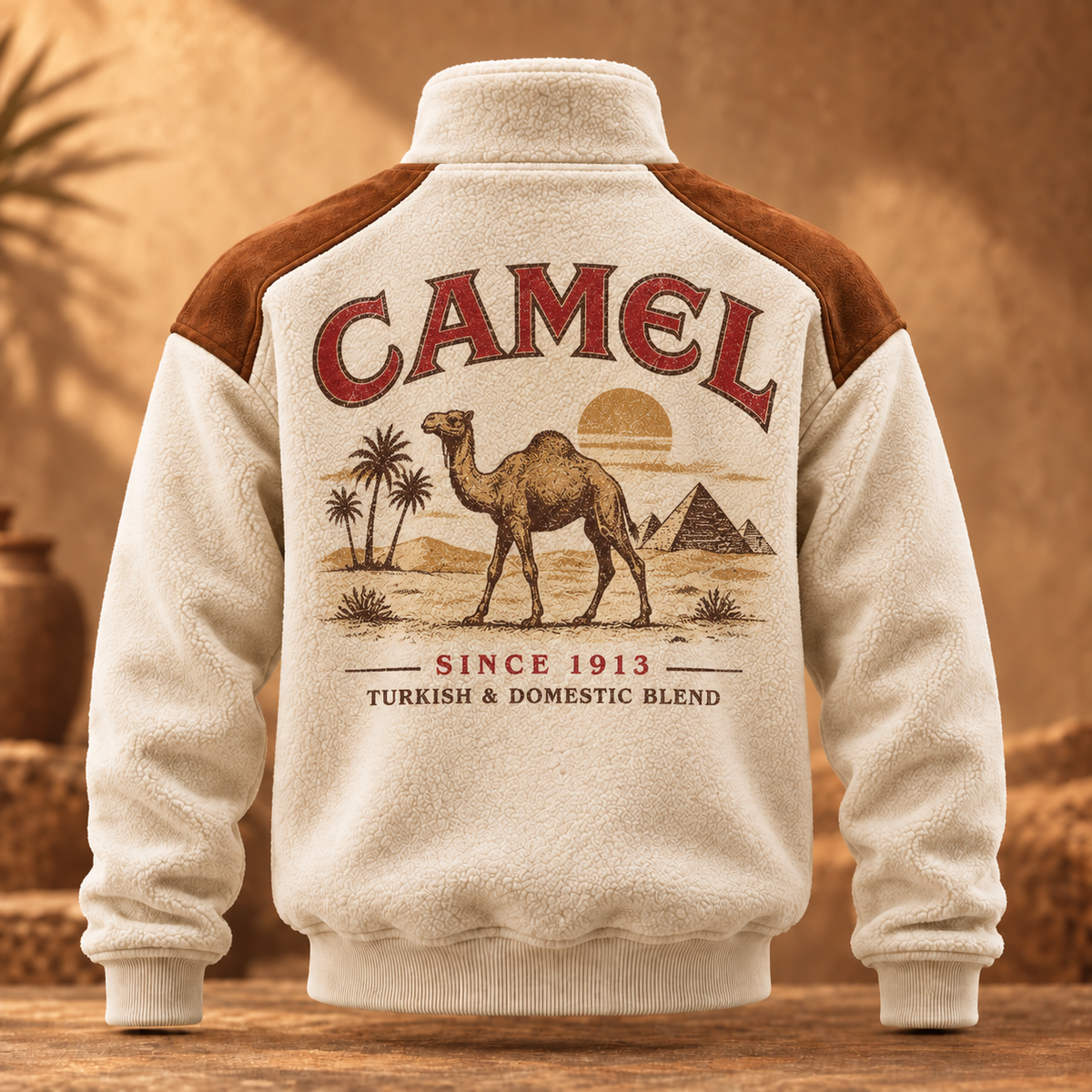 Camel Since 1913 Fleece Quarter-Zip Pullover