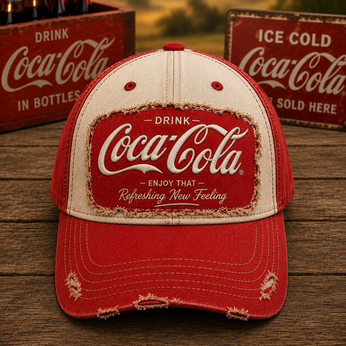 Cola Refreshing New Feeling Cap V30, Cola Vintage Cap