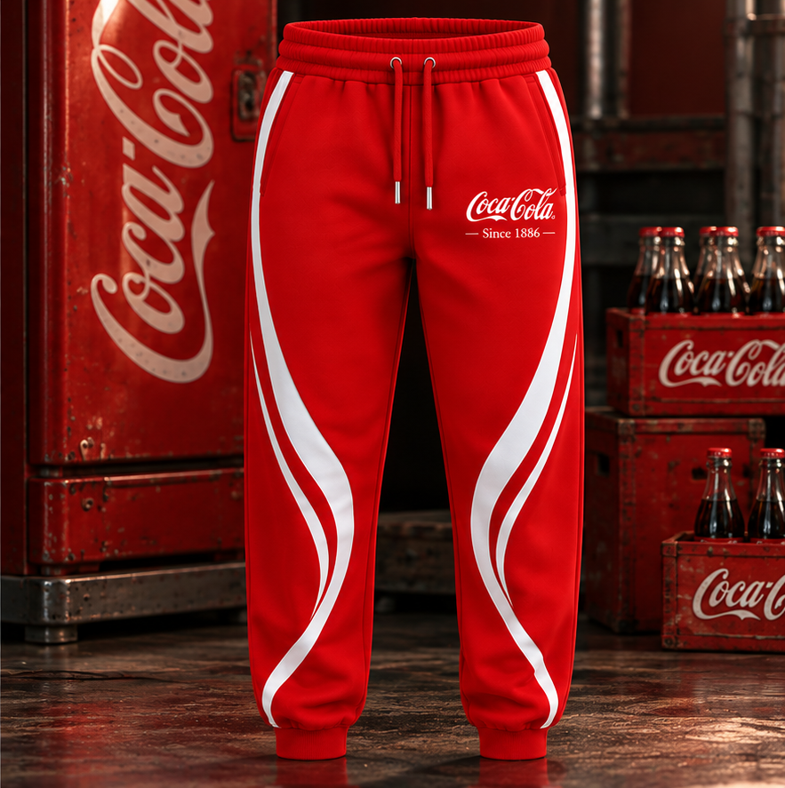 Cola Since 1886 All Over Printed Hoodie And Sweatpants Set