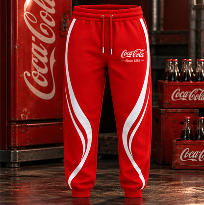 Cola Since 1886 All Over Printed Hoodie And Sweatpants Set