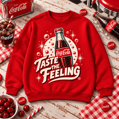 Cola Taste The Feeling Unisex Sweatshirt And Sweatpant Set