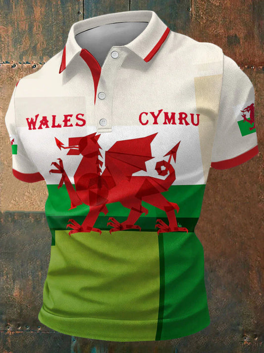 Wales Rugby Polo V2 , Wales Shirt , Wales 2026 Shirt