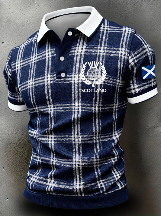 Scotland Rugby Polo V11 , Scotland Shirt , Scotland 2026 Shirt