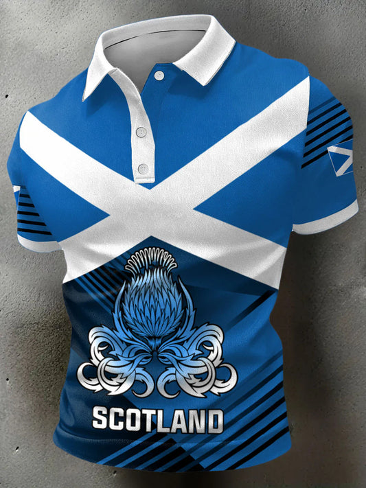Scotland Rugby Polo V8 , Scotland Shirt , Scotland 2026 Shirt