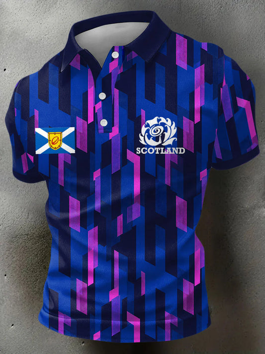 Scotland Rugby Polo V16 , Scotland Six Nations Championship Shirt , Scotland 2026 Shirt